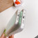 iPhone 14 Plus Laser Crocodile Pattern Phone Case  - White