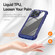 iPhone 14 Plus TPU + PC Lens Protection Phone Case  - Blue