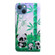 iPhone 14 Plus 3D Painting Pattern Coloured Drawing Leather Phone Case  - Panda