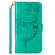 iPhone 14 Plus Embossed Butterfly Leather Phone Case  - Green