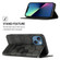 iPhone 14 Plus Football Texture Magnetic Leather Flip Phone Case  - Black