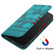 iPhone 14 Plus Football Texture Magnetic Leather Flip Phone Case  - Light Blue