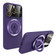 iPhone 15 Pro Max Large Window MagSafe Magnetic Holder Phone Case - Dark Purple