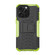 iPhone 15 Pro Max Tire Texture TPU + PC Phone Case with Holder - Green