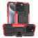 iPhone 15 Pro Max Tire Texture TPU + PC Phone Case with Holder - Red