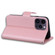 iPhone 15 Pro Max Cartoon Buckle Horizontal Flip Leather Phone Case - Pink