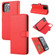 iPhone 15 Pro Max Cross Texture Detachable Horizontal Flip PU Leather Case - Red