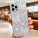 iPhone 15 Pro Max Starry Sequin Crystal Butterflies Epoxy TPU Phone Case - Silver