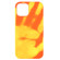iPhone 15 Pro Max Thermal Sensor Discoloration Silicone Phone Case - Red Yellow