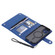 iPhone 15 Pro Max ViLi GHB Series MagSafe Magnetic Zipper Leather Phone Case - Blue