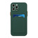 iPhone 15 Pro Max Card Slot Design Shockproof TPU Phone Case - Dark Green