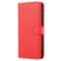 iPhone 15 Pro Cross Texture Detachable Horizontal Flip PU Leather Case - Red