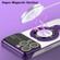 iPhone 15 Pro Frameless MagSafe Magnetic Holder Phone Case - Purple