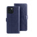 iPhone 15 Pro idewei Crazy Horse Texture Leather Phone Case with Holder - Blue