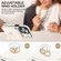 iPhone 15 Pro Ring Holder RFID Card Slot Phone Case - Beige