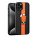 iPhone 15 Pro Magnetic Litchi Leather Back Phone Case with Holder - Orange