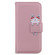 iPhone 15 Pro Cartoon Buckle Horizontal Flip Leather Phone Case - Pink