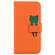 iPhone 15 Pro Cartoon Buckle Horizontal Flip Leather Phone Case - Orange