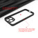 iPhone 15 Pro Fine Pore Frosted TPU + Transparent PC Phone Case - Black