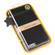 iPhone 15 GEBEI Top-grain Horizontal Flip Leather Phone Case - Black