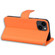 iPhone 15 Cartoon Buckle Horizontal Flip Leather Phone Case - Orange