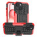 iPhone 15 Tire Texture TPU + PC Phone Case with Holder - Red