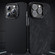 iPhone 15 Benks 600D Kevlar Carbon Fiber Phone Case - Black