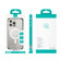 iPhone 15 USAMS Ice Magnet Series MagSafe PC + TPU Phone Case - Transparent