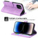 iPhone 15 Dierfeng Dream Line TPU + PU Leather Phone Case - Purple