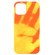 iPhone 15 Thermal Sensor Discoloration Silicone Phone Case - Red Yellow