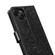 iPhone 15 Glitter Powder Love Leather Phone Case - Black