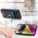 iPhone 15 Retro Splitable Magnetic Card Bag Leather Phone Case - Black