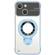 iPhone 15 Frameless MagSafe Magnetic Holder Phone Case - Blue