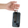 iPhone 15 Suteni H13 Card Wallet Wrist Strap Holder PU Phone Case - Blue