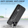 iPhone 15 Plus Carbon Fiber Horizontal Flip Zipper Wallet Phone Case - Black