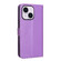 iPhone 15 Plus Diamond Texture Leather Phone Case - Purple