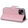 iPhone 15 Plus Cartoon Buckle Horizontal Flip Leather Phone Case - Pink