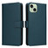 iPhone 15 Plus BETOPNICE BN-005 2 in 1 Detachable Imitate Genuine Leather Phone Case - Blue