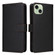 iPhone 15 Plus BETOPNICE BN-005 2 in 1 Detachable Imitate Genuine Leather Phone Case - Black