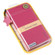 iPhone 15 Plus GEBEI Top-grain Horizontal Flip Leather Phone Case - Rose Red