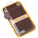 iPhone 15 Plus GEBEI Top-grain Horizontal Flip Leather Phone Case - Brown