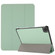 3-folding Skin Texture Horizontal Flip TPU + PU Leather Case with Holder iPad Air 2022 / 2020 10.9  - Mint Green