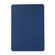 3-folding Skin Texture Horizontal Flip TPU + PU Leather Case with Holder iPad 9.7  - 2018 / 9.7  - 2017 / air / air2 - Navy Blue