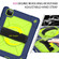 Contrast Color Robot Shockproof Silicone + PC Protective Case with Holder iPad Air 2022 / 2020 10.9  - Navy Blue Yellow Green