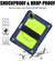 Contrast Color Robot Shockproof Silicone + PC Protective Case with Holder iPad Air 2022 / 2020 10.9  - Navy Blue Yellow Green