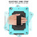 360 Degree Rotation Turntable Contrast Color Robot Shockproof Silicone + PC Protective Case with Holder iPad 10.2 / 10.2  - 2020 / Pro 10.5 - Mint Green + Black