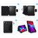 iPad Air 2022 / 2020 10.9 / Pro 11  - 2018 Cloth Texture Multi-folding Horizontal Flip PU Leather Shockproof Case with Holder & Sleep / Wake-up Function - Black