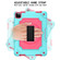 360 Degree Rotation Turntable Contrast Color Robot Shockproof Silicone + PC Protective Case with Holder iPad Air 2022 / 2020 10.9 / Pro 11  - 2020 - Mint Green + Rose Red