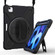 Shockproof Colorful Silicone + PC Protective Case with Holder & Shoulder Strap & Hand Strap iPad Pro 11 2022 / 2021 / 2020 / 2018 / Air 4 2020  - Black