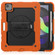 Shockproof Colorful Silicone + PC Protective Case with Holder & Shoulder Strap & Hand Strap & Pen Slot iPad Air 2022 / 2020 10.9  - Orange